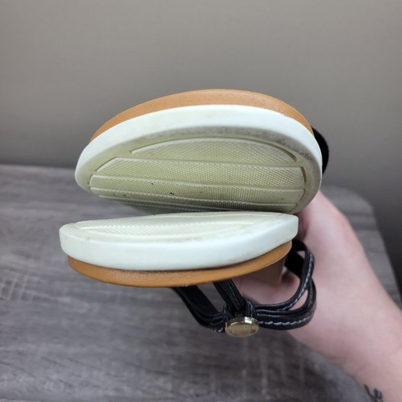 Vionic Palm Catalina Toe Post Sandals Flip Flip Flops Black 6.5 - Picture 6 of 7